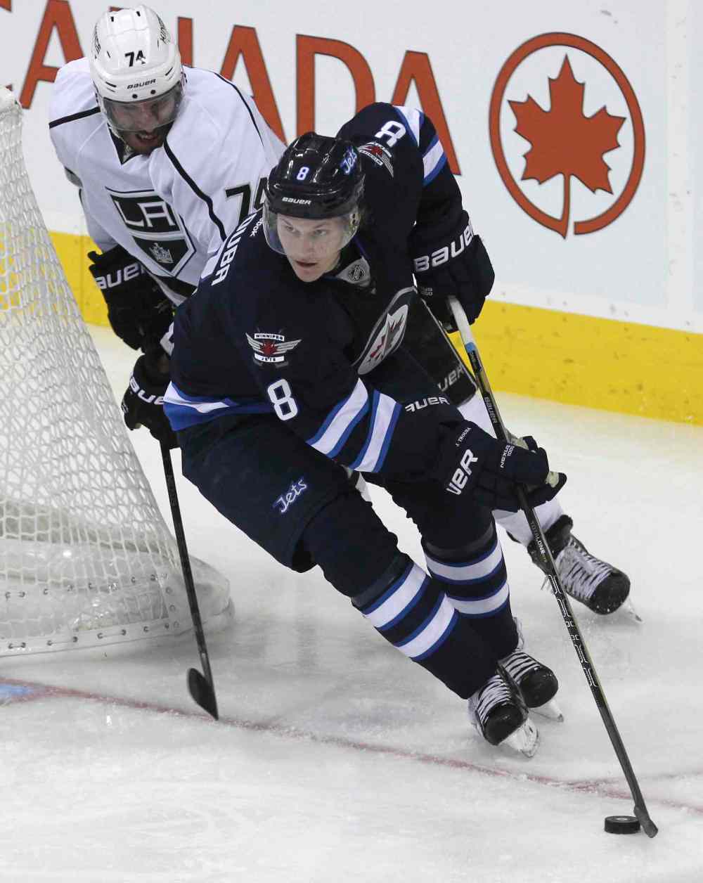 MIKE DEAL / WINNIPEG FREE PRESS Archives
Jacob Trouba: Ready to play.