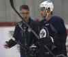 JOE BRYKSA / WINNIPEG FREE PRESS
Jets head coach Claude Noel will need a big game from right-winger Devin Setoguchi against the Wild Thursday. Setoguchi played the last two seasons in Minnesota.