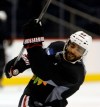 KEN GIGLIOTTI / WINNIPEG FREE PRESS
Some claim former Jets D-man Johnny Oduya was moonlighting for Domino's during his time in Winnipeg.