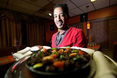 TREVOR HAGAN / WINNIPEG FREE PRESS
Girma Tessema, owner of Blue Nile Restaurant.