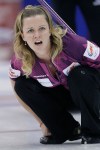 john woods / winnipeg free press
Chelsea Carey rebounded from her loss to Jennifer Jones, beating Rachel Homan and Heather Nedohin to move to 2-1 and a tie for second place.