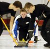 KEN GIGLIOTTI / WINNIPEG FREE PRESS
Team Braden Calvert claimed the men's title at the Canola Junior Provincial Curling Championships at the  Portage Curling Club Tuesday, while Team Meagan Brezden won the women's final.