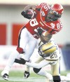 JEFF MCINTOSH / THE CANADIAN PRESS ARCHIVES
Receiver Ken-Yon Rambo returns to the Stamps lineup after missing Week 1.