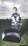 PHIL.HOSSACK@FREEPRESS.MB.CA 
Bailey Bjornson, whose hero is Tiger Woods, rips drives down the middle and has great touch around the greens.