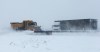 KEN GIGLIOTTI / WINNIPEG FREE PRESS
Snow plows hit the streets amid steady snow Friday that made driving outside the city nearly impossible — as shown by this jack-knifed semi on the North Perimeter east of Henderson Highway.