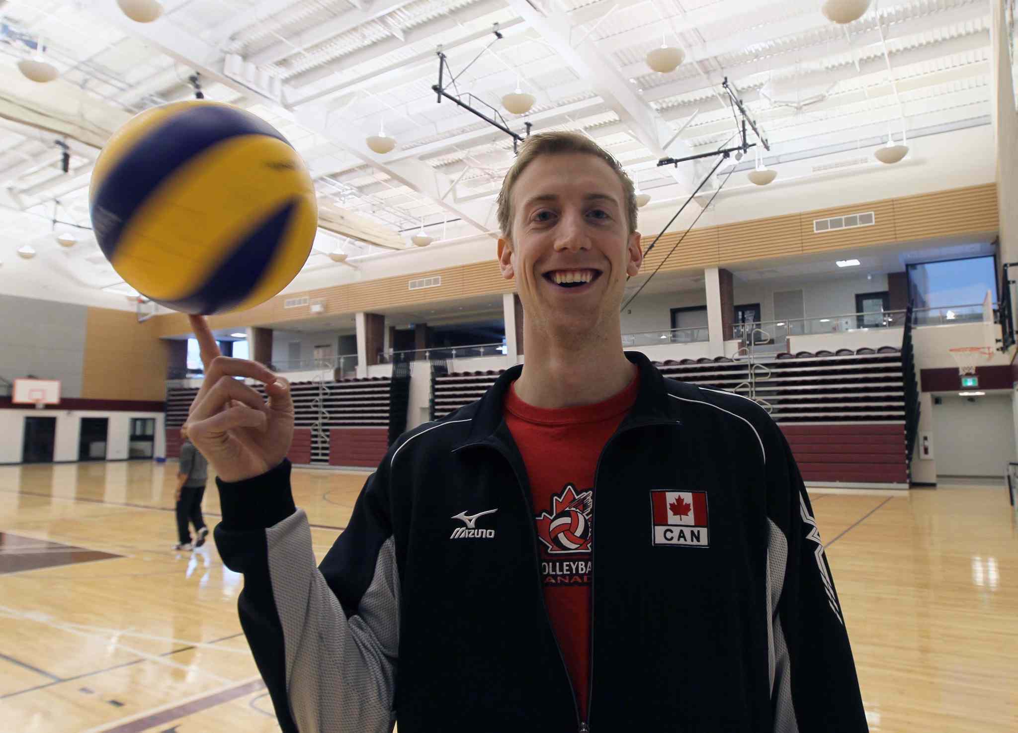 Openly gay national volleyball player aims to be role model for young
