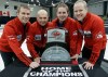 John Woods/Winnipeg Free Press
Jeff Stoughton, Jon Mead, Reid Carruthers and Mark Nichols defeated Mike McEwen in the final of the Safeway Championship in Winnipeg on Sunday.