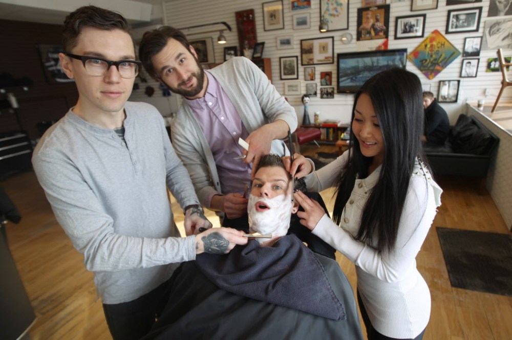 A shave and a haircut… Winnipeg Free Press