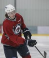 MIKE DEAL / WINNIPEG FREE PRESS FILES
Winnipeg Jets  defenceman Jacob Trouba is back in Winnipeg and  receiving treatment for a mild neck strain he incurred while playing for Team USA at the world hockey championship in Belarus.