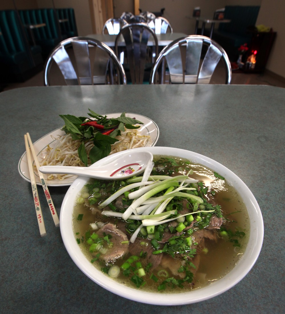Phil Hossack / Winnipeg Free Press
Pho Soup with beef.