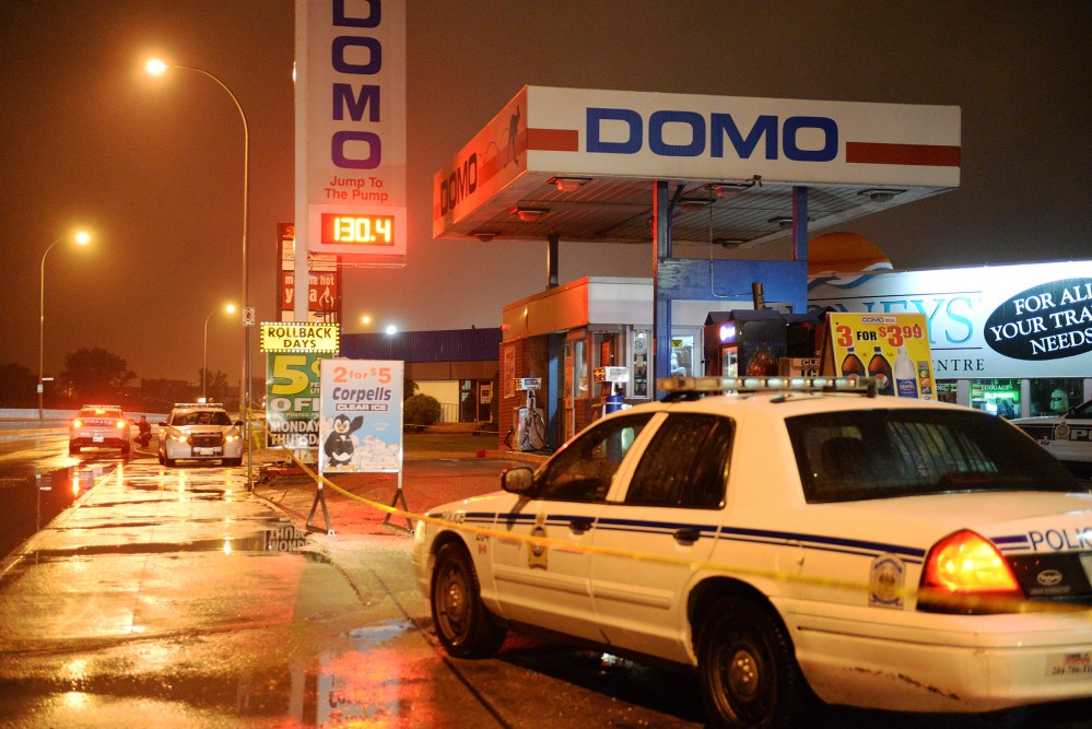 Police shoot man in incident at gas bar, suspect in stable condition