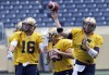 KEN GIGLIOTTI / WINNIPEG FREE PRESS
The success of the Blue Bombers depends on the arm of QB Drew Willy and his ability to stay vertical. The Hogs will be responsible for the latter.