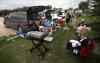 Phil Hossack / Winnipeg Free Press
Tailgaters relish the excitement of Thursday's home opener in the parking lot of Investors Group Field.