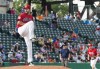 Sarah Taylor / Winnipeg Free Press
Nick Hernandez pitched 7 2/3 innings with five strikeouts to get the win against the T-Bones Sunday.
