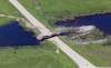 Bruce Bumstead / Brandon Sun
A road washout in the RM of Wallace, west of Virden on the Bosshill Creek Thursday.