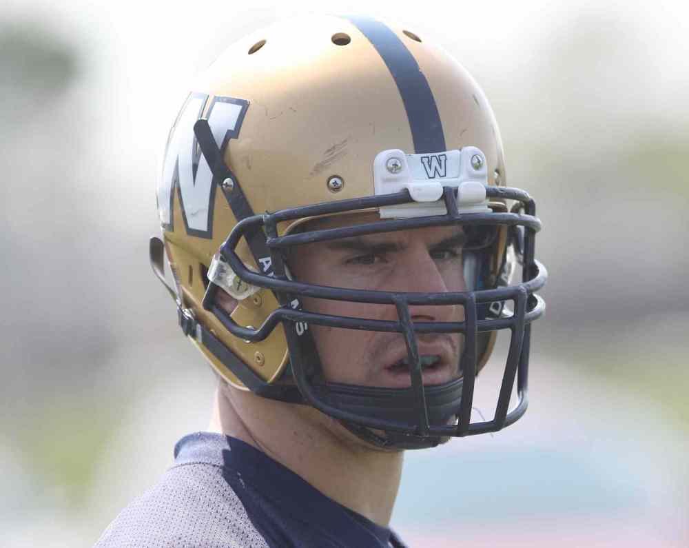 Joe Bryksa / Winnipeg Free Press
Winnipeg Blue Bombers LB Ian Wild.