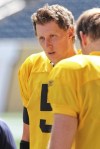 Mike Deal / Winnipeg Free Press
Winnipeg Blue Bombers' QB Drew Willy (5) during practice at Investors Group Field Monday morning.