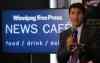TREVOR HAGAN/WINNIPEG FREE PRESS
Liberal Party Leader, Justin Trudeau speaks at the Winnipeg Free Press News Cafe this afternoon.