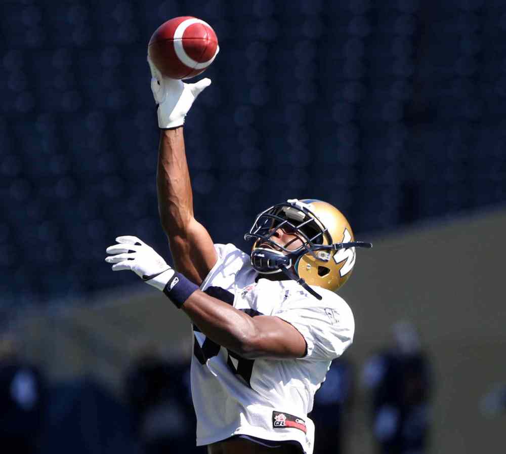 JOE BRYKSA / WINNIPEG FREE PRESS Files
Winnipeg Blue Bombers' Clarence Denmark