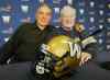 Joe Bryksa / Winnipeg Free Presssssssss
The Winnipeg Blue Bombers announced the 2014 Hall of Fame inductees today, including former player Jim Heighton, left, and former board member/club historian  Bill Morton.