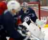 KEN GIGLIOTTI / WINNIPEG FREE PRESS
Goalie Ondrej Pavelec will need to raise his game by a significant amount for the Jets to contend for a post-season berth this season.