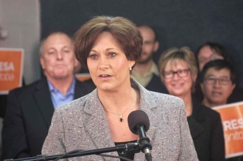 Thesesa Oswald on NDP leadership campaign trail