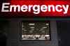 John Woods / Winnipeg Free Press
Emergency room signage at St. Boniface Hospital.