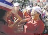 MICHAEL CONROY / THE ASSOCIATED PRESS
Team U.S.A.'s Christina Kim (right) hollers in joy after her team defeated Europe 16-12 at the Solheim Cup golf tournament Sunday in Sugar Grove, Ill.