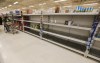 John Woods / Winnipeg Free Press
With a run on bottled water earlier in the day, late-night shoppers were were greeted with empty shelves after Winnipeg authorities issued a boil water advisory Tuesday.