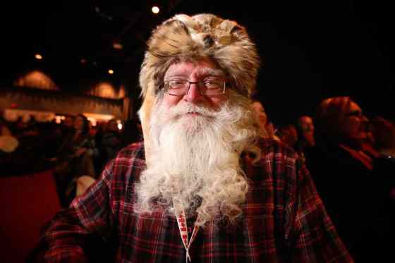 TREVOR HAGAN/WINNIPEG FREE PRESSRoger Prince, 72, waits to compete in the 33rd beard growing contest at Festival du Voyageur Friday. Prince has won first place in the competition several times over the years.