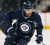 JOE BRYKSA / WINNIPEG FREE PRESS
Winnipeg Jets centre Bryan Little will likely get the day off when the playoff-bound Jets face the Calgary Flames this afternoon at the MTS Centre.