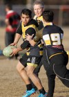 John Woods / Winnipeg Free Press
Scrumhalf Walter Moreno looks to dodge a tackle.