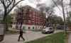 Mike Deal / Free Press files
Smoke pours out of a  Bannatyne Avenue apartment building in May. The building appeared on the front cover of  a Guess Who album.
