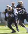 MIKE DEAL / WINNIPEG FREE PRESS
Paris Cotton comes into his second CFL season with the advantage of incumbency, having taken over the starting tailback duties late last season after the club jettisoned Nic Grigsby.