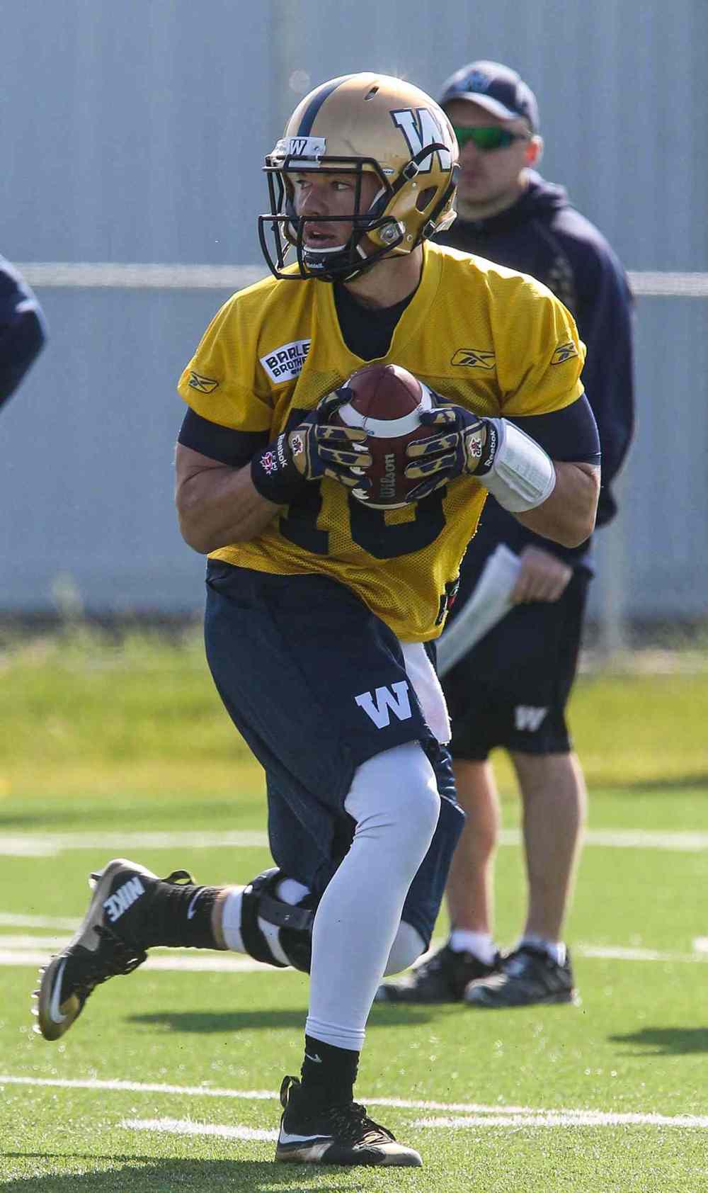 MIKE DEAL / WINNIPEG FREE PRESS
Quarterback Robert Marve wants to play, be that in Winnipeg or elsewhere.