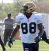 JOE BRYKSA / WINNIPEG FREE PRESS
Winnipeg Blue Bombers camp hopeful Jhomo Gordon at camp at the University of Manitoba .