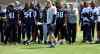 BORIS MINKEVICH / WINNIPEG FREE PRESS
Head Coach Mike O'Shea and the rest of the Winnipeg Blue Bombers at walk-through Thursday, in preparation for Friday's preseason game against the Hamilton Tiger-Cats.