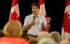 TREVOR HAGAN/WINNIPEG FREE PRESS
Liberal leader Justin Trudeau appeared at a town hall meeting at the Norwood Hotel on Saturday.