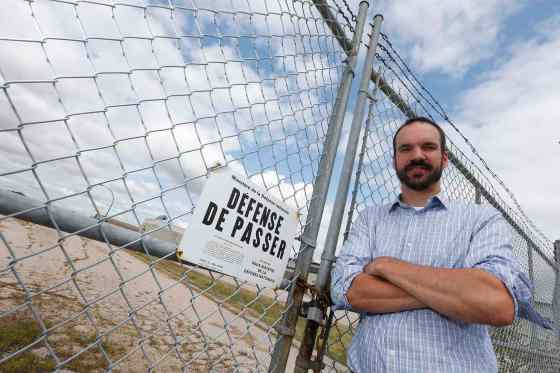JOHN WOODS / WINNIPEG FREE PRESS Matt Henderson says he would like to see development of the former barracks that would offer First Nations a chance for economic growth.