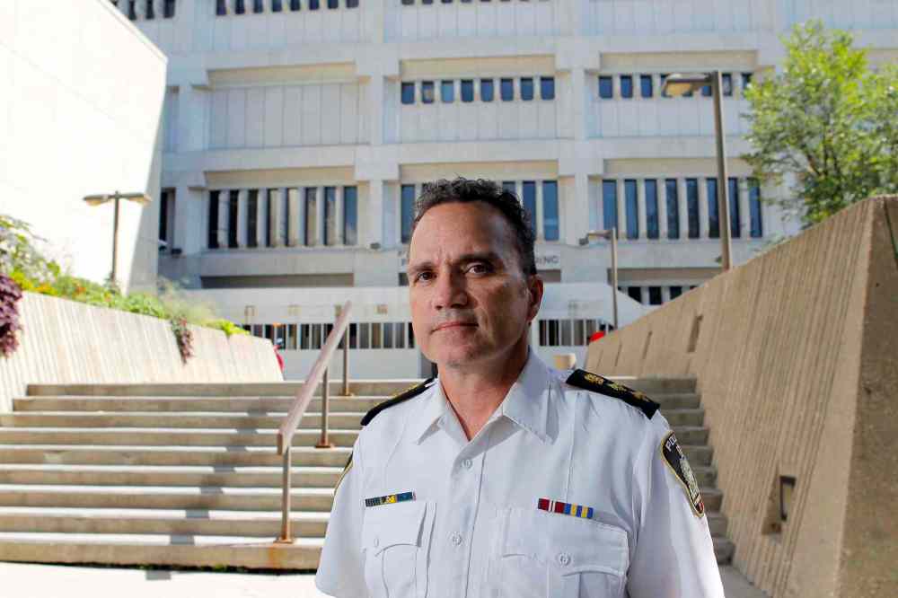 BORIS MINKEVICH / WINNIPEG FREE PRESS
Danny Smyth was recently promoted from superintendent to deputy chief of investigative services for the Winnipeg Police Service.