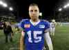 Winnipeg Blue Bombers' quarterback Matt Nichols (15) after defeating the Saskatchewan Roughriders. (Trevor Hagan / Winnipeg Free Press)