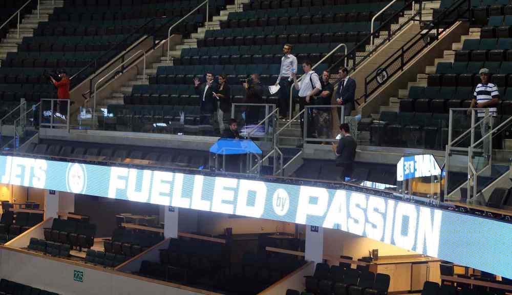 Jason Halstead / Winnipeg Free Press
New loge seating and LED rings at the MTS Centre.