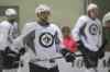 Winnipeg Jets  Alex Burmistrov at group B practice Friday afternoon at day 01 of training camp at the MTS Iceplex.