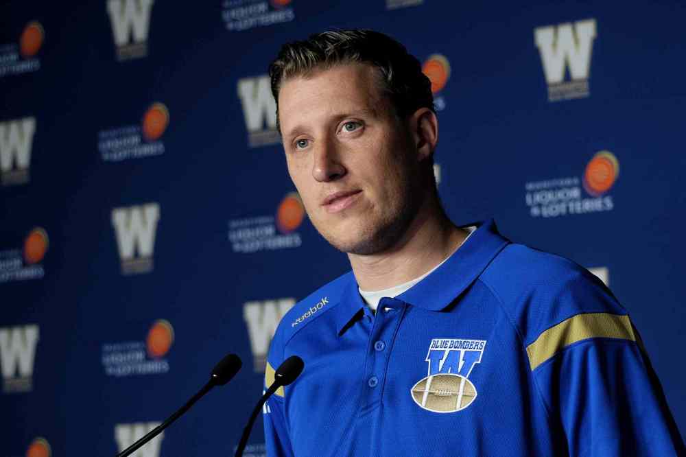 Mike Deal / Free Press files
The Bombers signed, drafted, cajoled, and spent close to $1 million on making Drew Willy safer, yet they only got seven games out of the player who gives them the best chance to win.