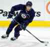 BORIS MINKEVICH / WINNIPEG FREE PRESS
Andrew Copp participates in the Winnipeg Jets practice Friday at the MTS Centre.