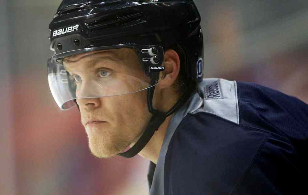 JOE BRYKSA / WINNIPEG FREE PRESS files
Winnipeg Jets Nikolaj Ehlers at practice at MTS Centre.