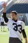 JOE BRYKSA / WINNIPEG FREE PRESS
Sergio Castillo was also at practice and split time kicking field goals during special teams drills.