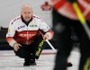 John Woods / Winnipeg Free Press
Kevin Koe plays Reid Carruthers in the Canad Inns Classic in Portage La Prairie Sunday, October 18, and after his win today, will move on to the final tonight against Steve Laycock of Saskatchewan.