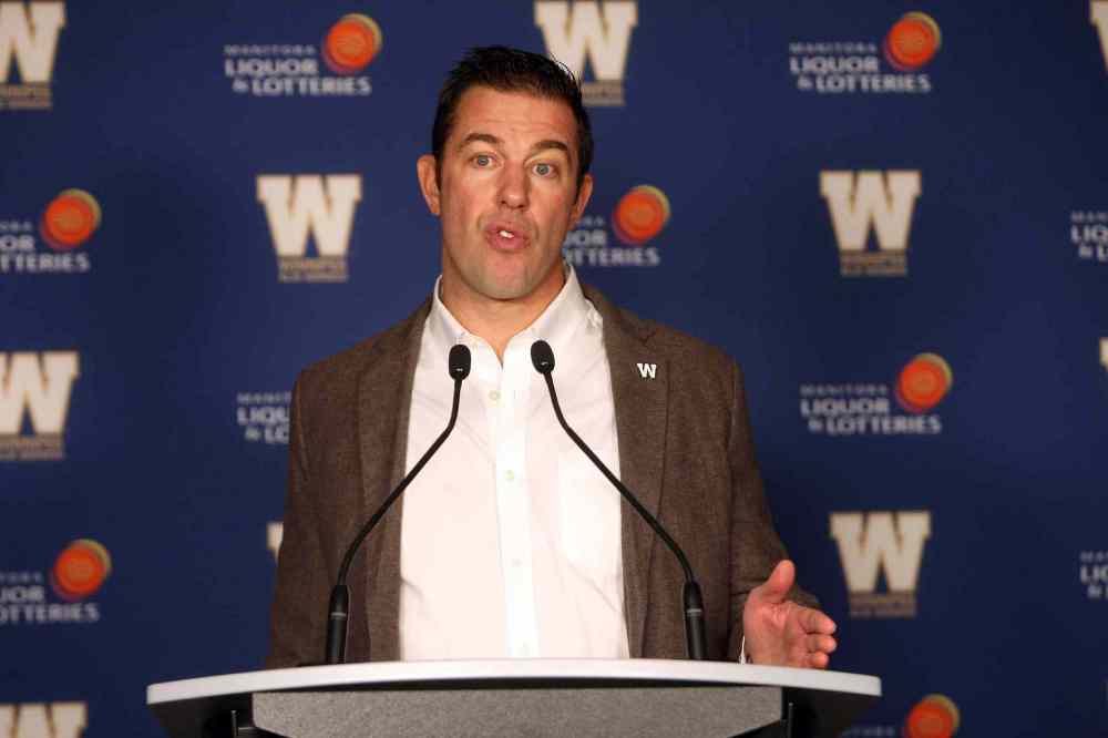 BORIS MINKEVICH / WINNIPEG FREE PRESS
'When you're struggling like we did offensively this year, it puts more stress on the defence.'