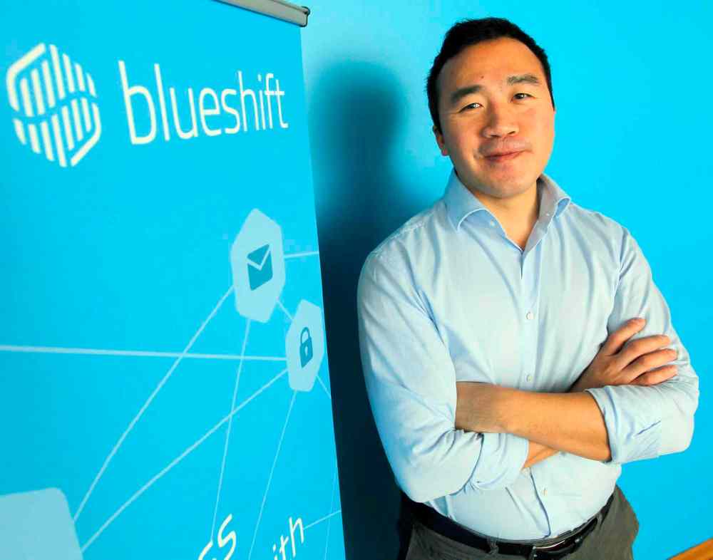 BORIS MINKEVICH / WINNIPEG FREE PRESS
Jason The, founder and CEO of Blueshift Innovations